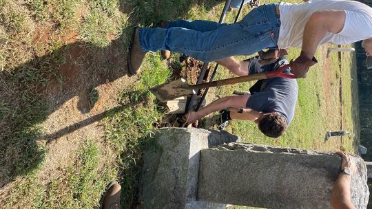 Basin Springs Cemetery gets biannual cleaning