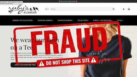Business warns of fraudulent website