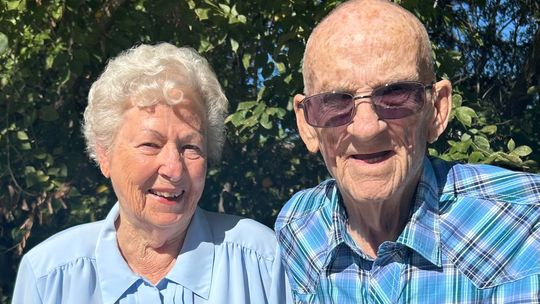 Celebrating 70 years of marriage...