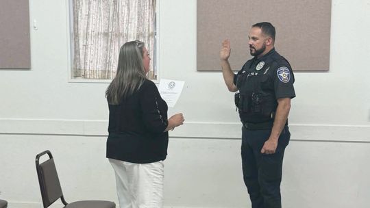 Cheshire sworn-in as Collinsville Police Chief