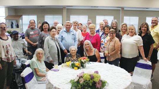 Citizens gather to celebrate Elizabeth ‘Liz’ Morelan, 103-year-old ‘community matriarch’