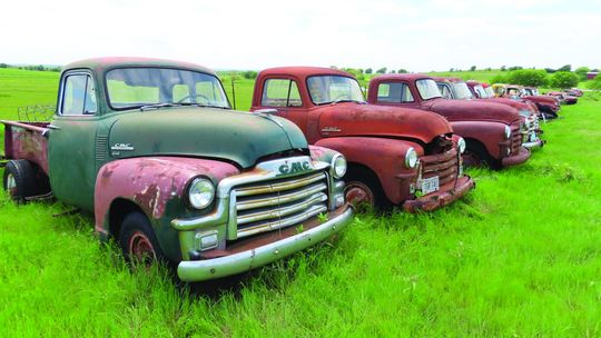 Classic truck collection spared by May tornado