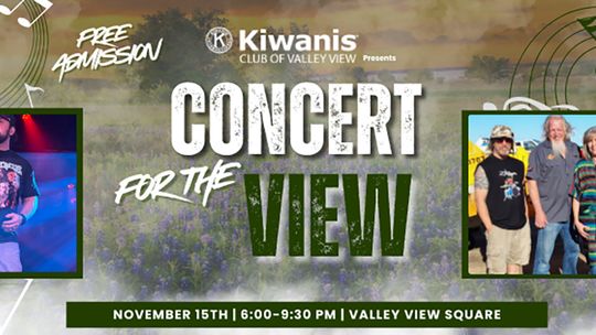 ‘Concert for the View’ to bring live music, community spirit to Valley View