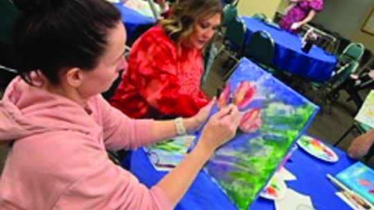 History Club creates art, plans spring events