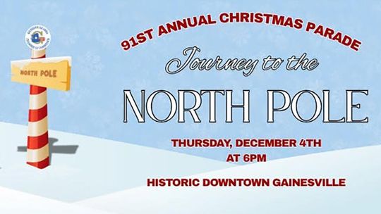 ‘Journey to the North Pole’ with G’ville annual Christmas parade