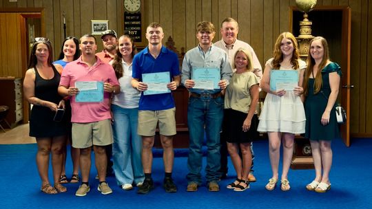 Masonic Lodge No. 167 installs officers, awards senior scholarships