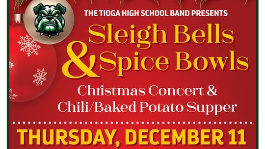 Sleigh Bells & Spice Bowls event slated for Tioga ISD