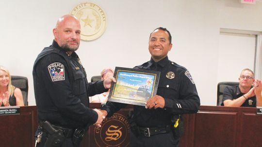 Southmayd police officer promoted to Lieutenant