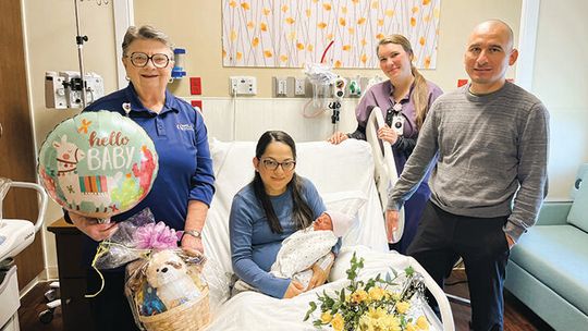 TMC welcomes first baby of new year