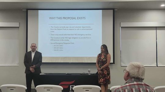 Town Hall addresses proposed tax for unincorporated areas