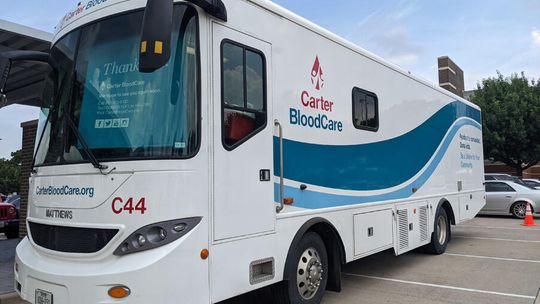 WFD and Carter BloodCare team up to replenish community blood supply