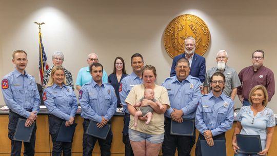 WFD, EMS members honored for second neonatal resuscitation