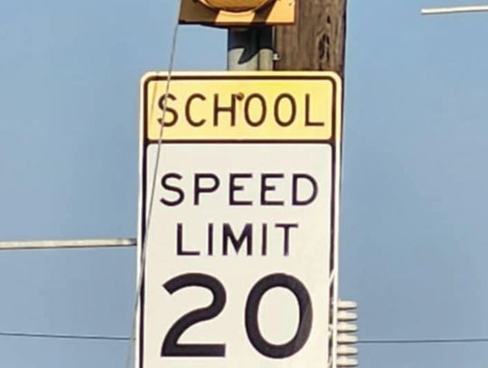 Beware return of school zones