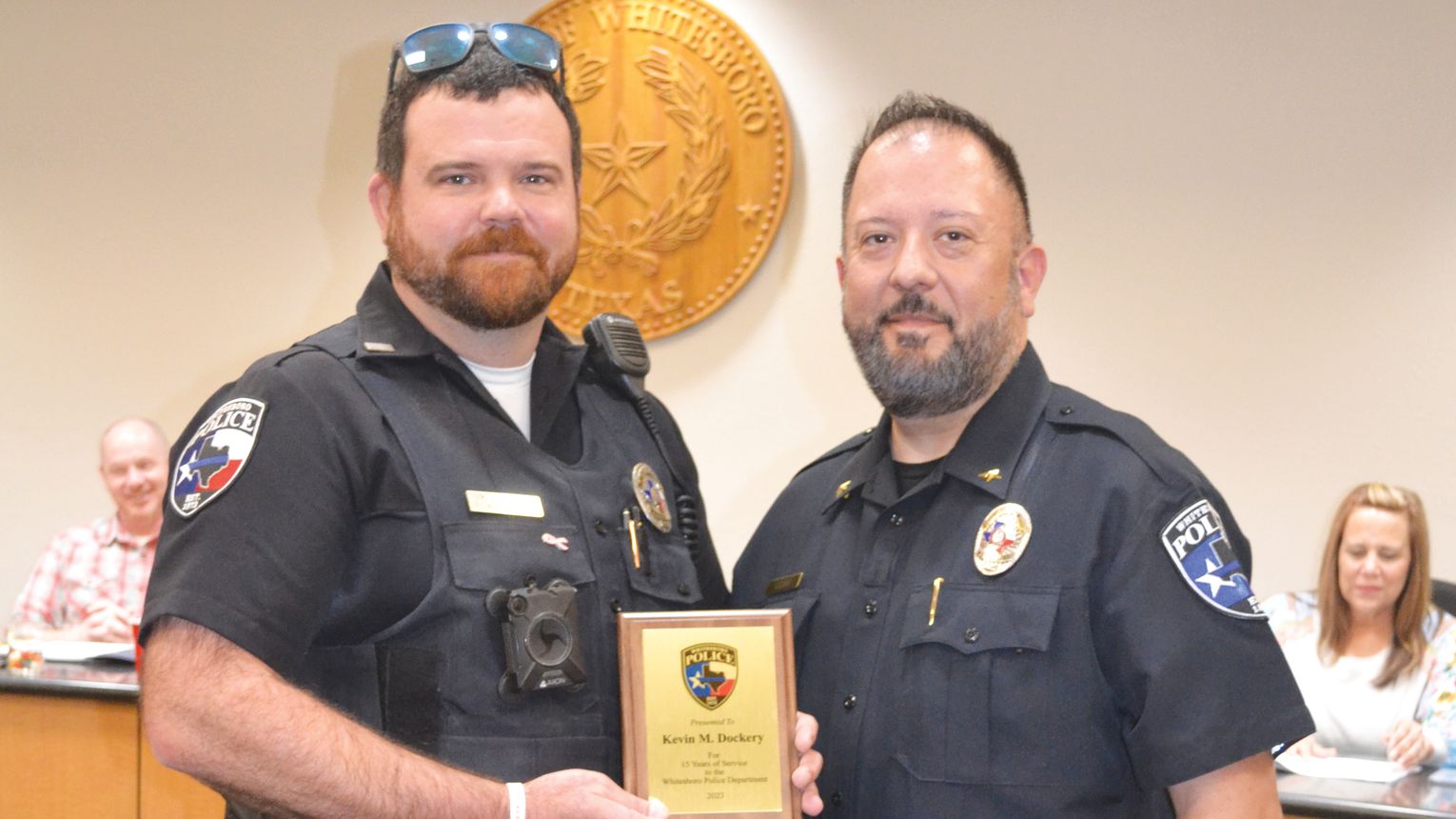 Kevin Dockery recognized for 16 years of service with Whites