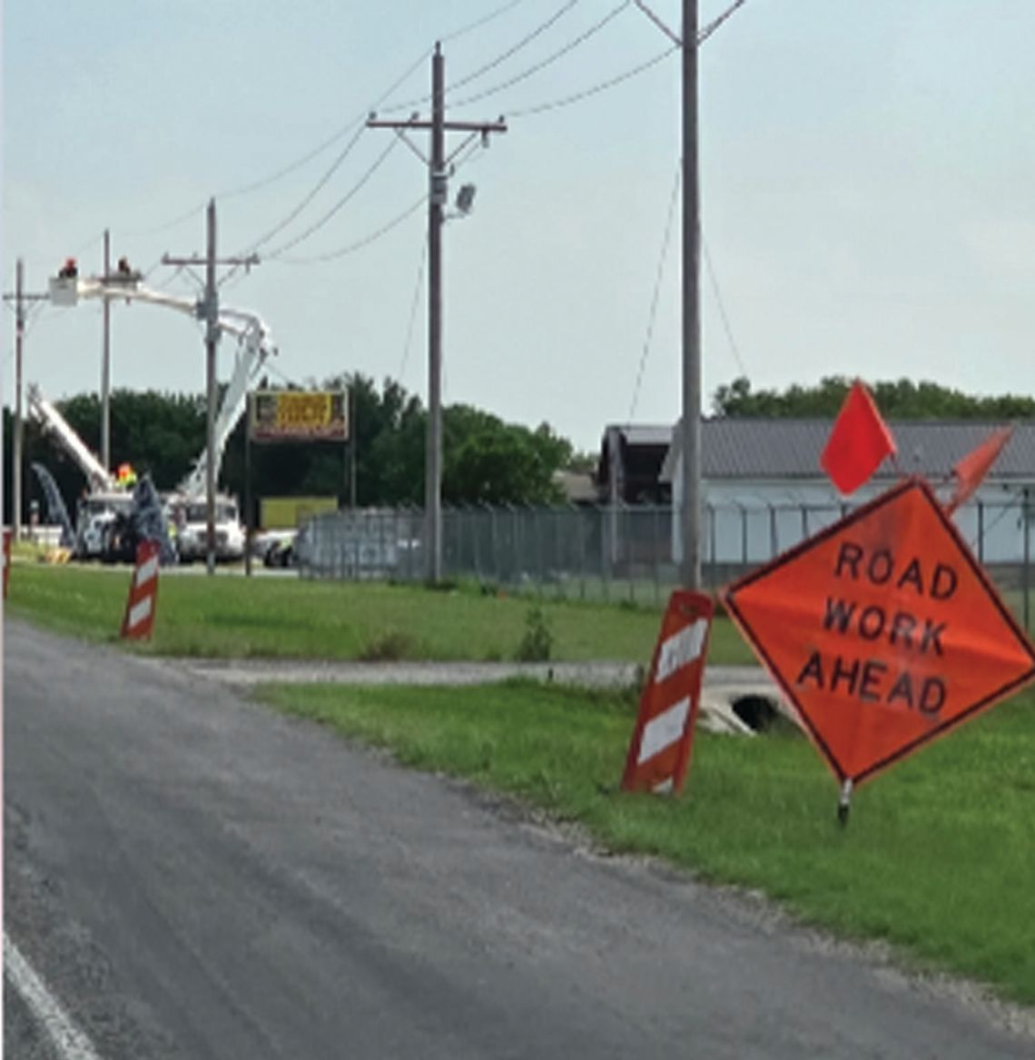 377 road work begins in Tioga 377 road work begins in Tioga