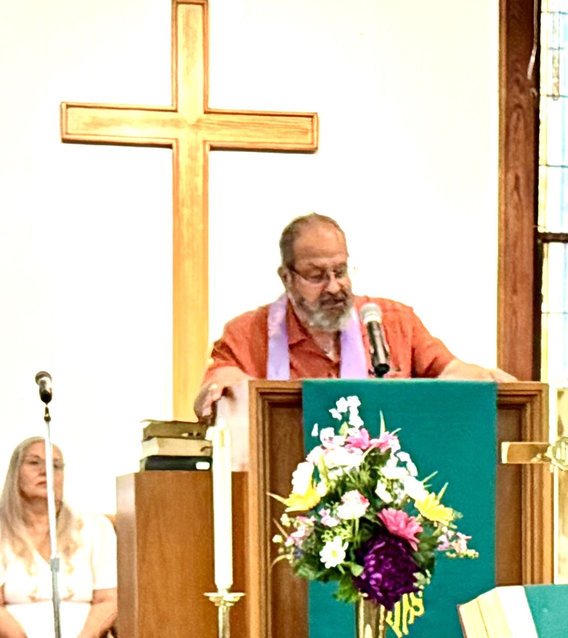 Alegria delivers first CUMC sermon Alegria delivers first CUMC sermon