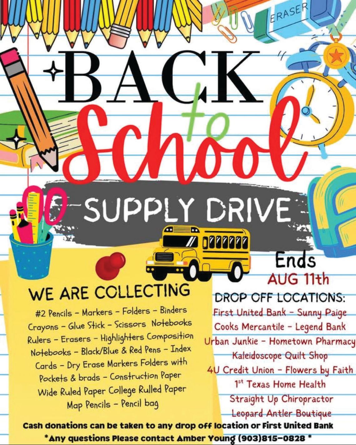 Back to School Supply Drive benefits WISD
