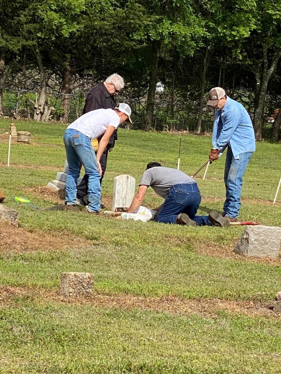 Basin Springs Cemetery Assn. holds meeting, cleanup