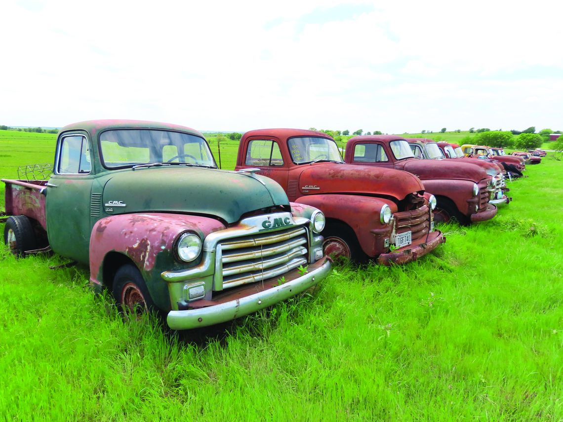 Classic truck collection spared by May tornado