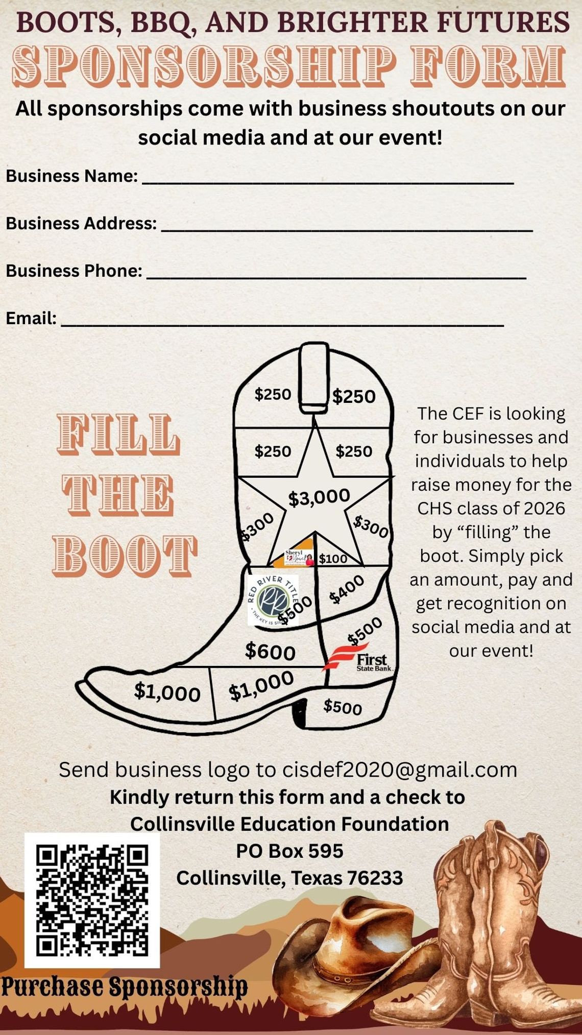 Collinsville Education Foundation launches ‘Fill the Boot’ campaign