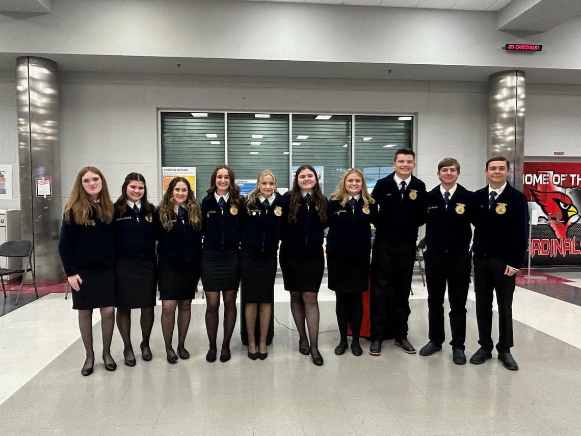 Collinsville well-represented at  District FFA banquet