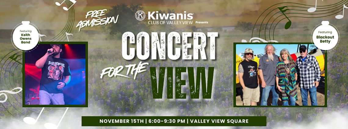 ‘Concert for the View’ to bring live music, community spirit to Valley View ‘Concert for the View’ to bring live music, community spirit to Valley View
