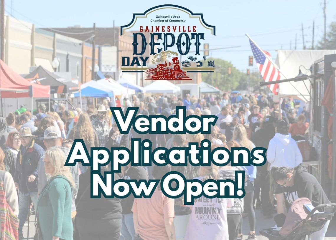 Gainesville Chamber opens vendor registration for 39th Annual Depot Day