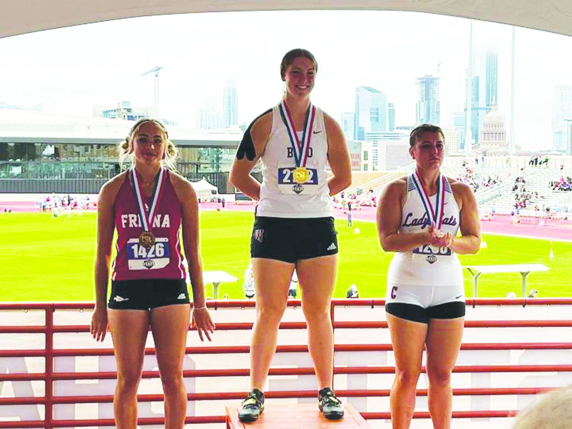 Hildebrand strikes gold twice at State track and field meet