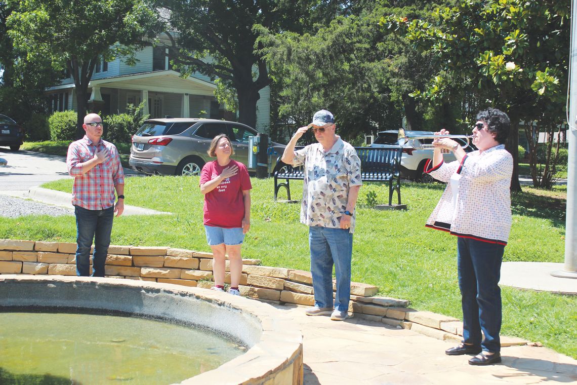 Memorial Day observed with ‘Taps’ at Trollinger Park Memorial Day observed with ‘Taps’ at Trollinger Park