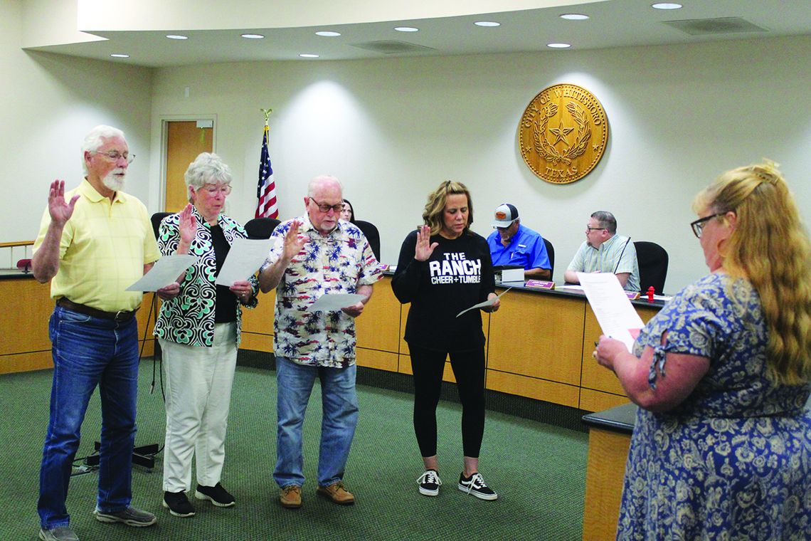 Newly elected Whitesboro Council members sworn into office