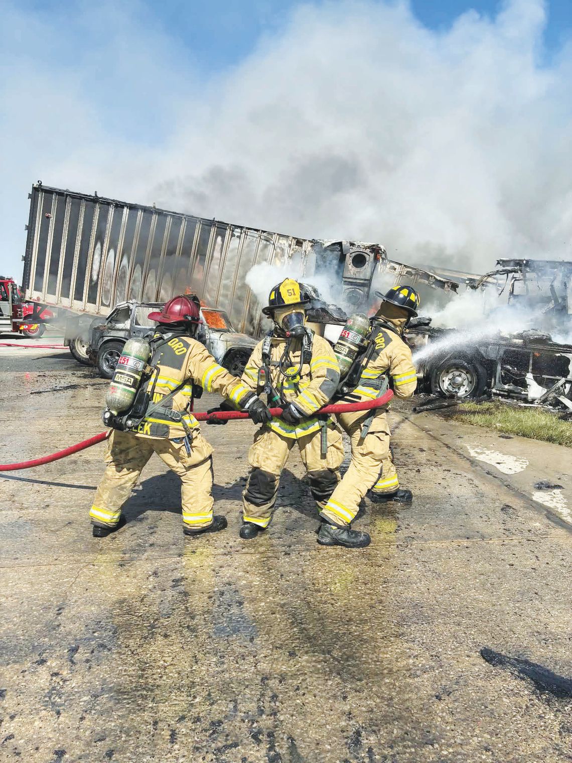 One dies, two injured after fiery vehicle crash One dies, two injured after fiery vehicle crash