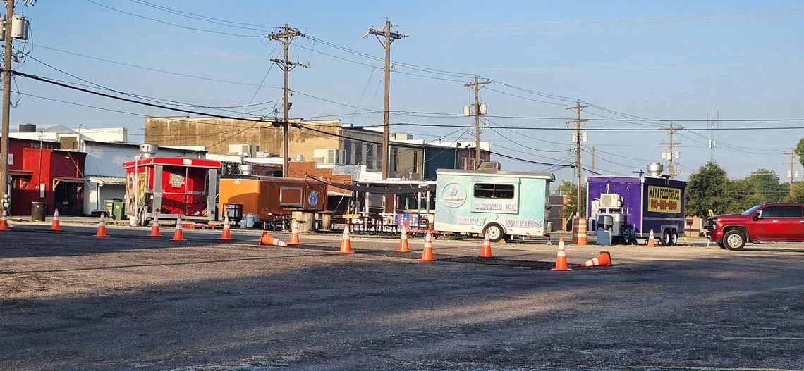 Parking lot construction to  increase safety Parking lot construction to  increase safety