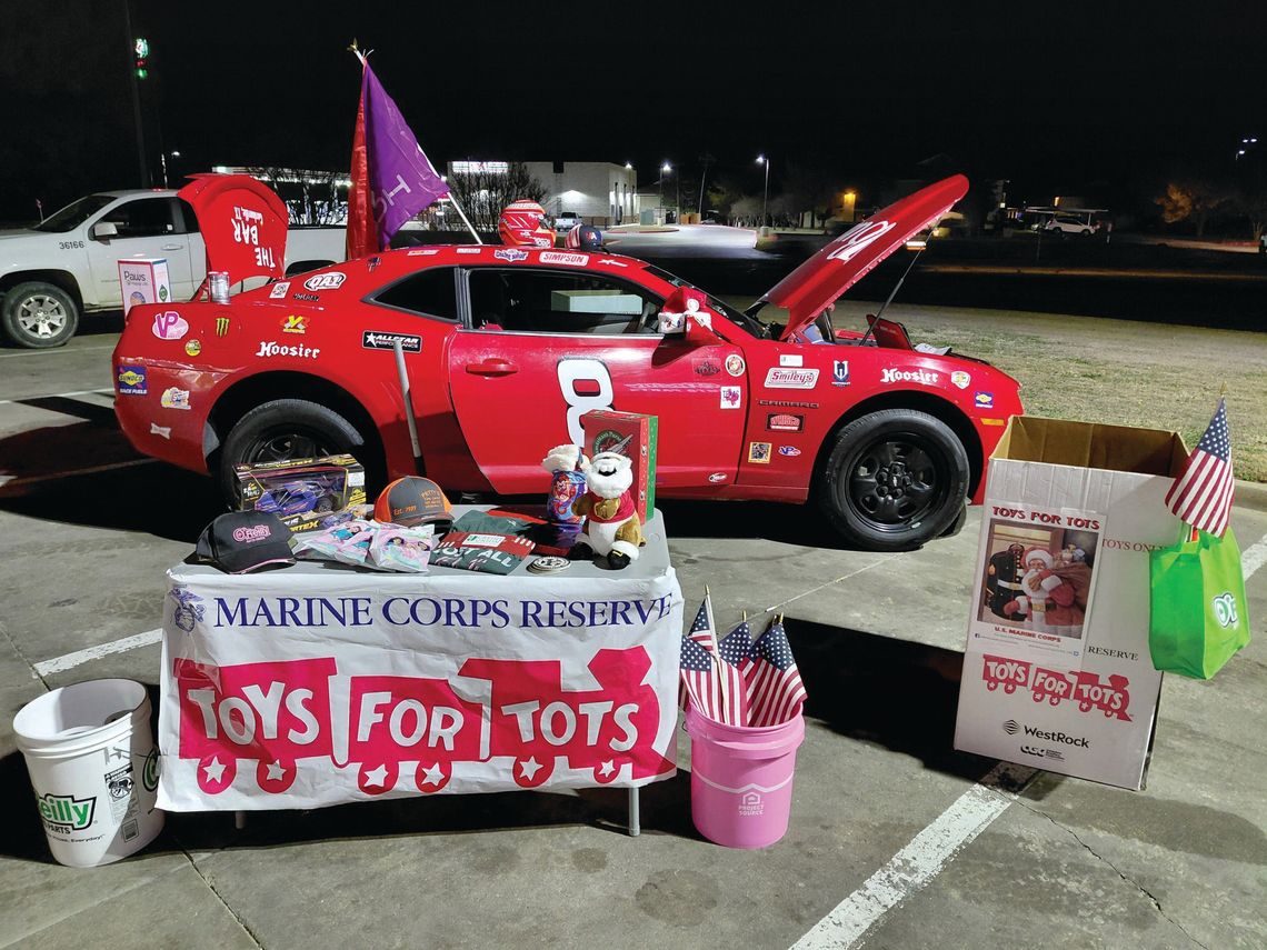 Raceway Charity of Texoma, VAW partnership boosts Toys For Tots donations this holiday season