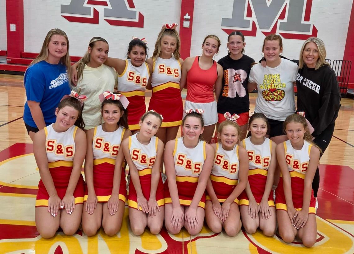 S&S Middle School cheerleaders prepare for upcoming season S&S Middle School cheerleaders prepare for upcoming season