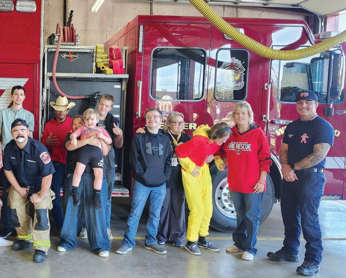 SCC class celebrates Red Ribbon Week with fire station tour