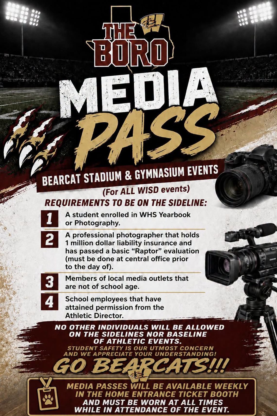 School district adopts new sideline photography policy School district adopts new sideline photography policy