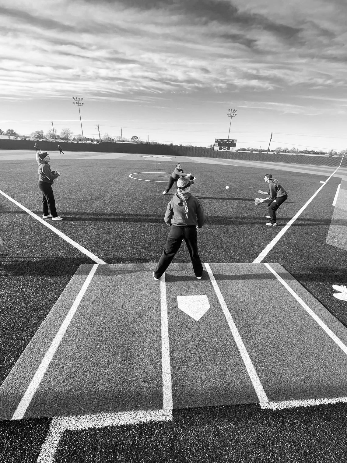 Softball season begins...