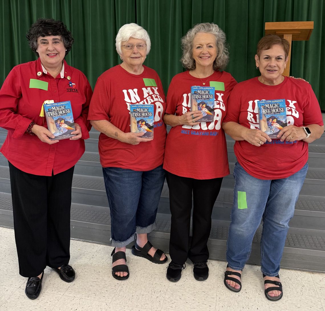 WGRSPA delivers books to Tioga Elementary third graders WGRSPA delivers books to Tioga Elementary third graders