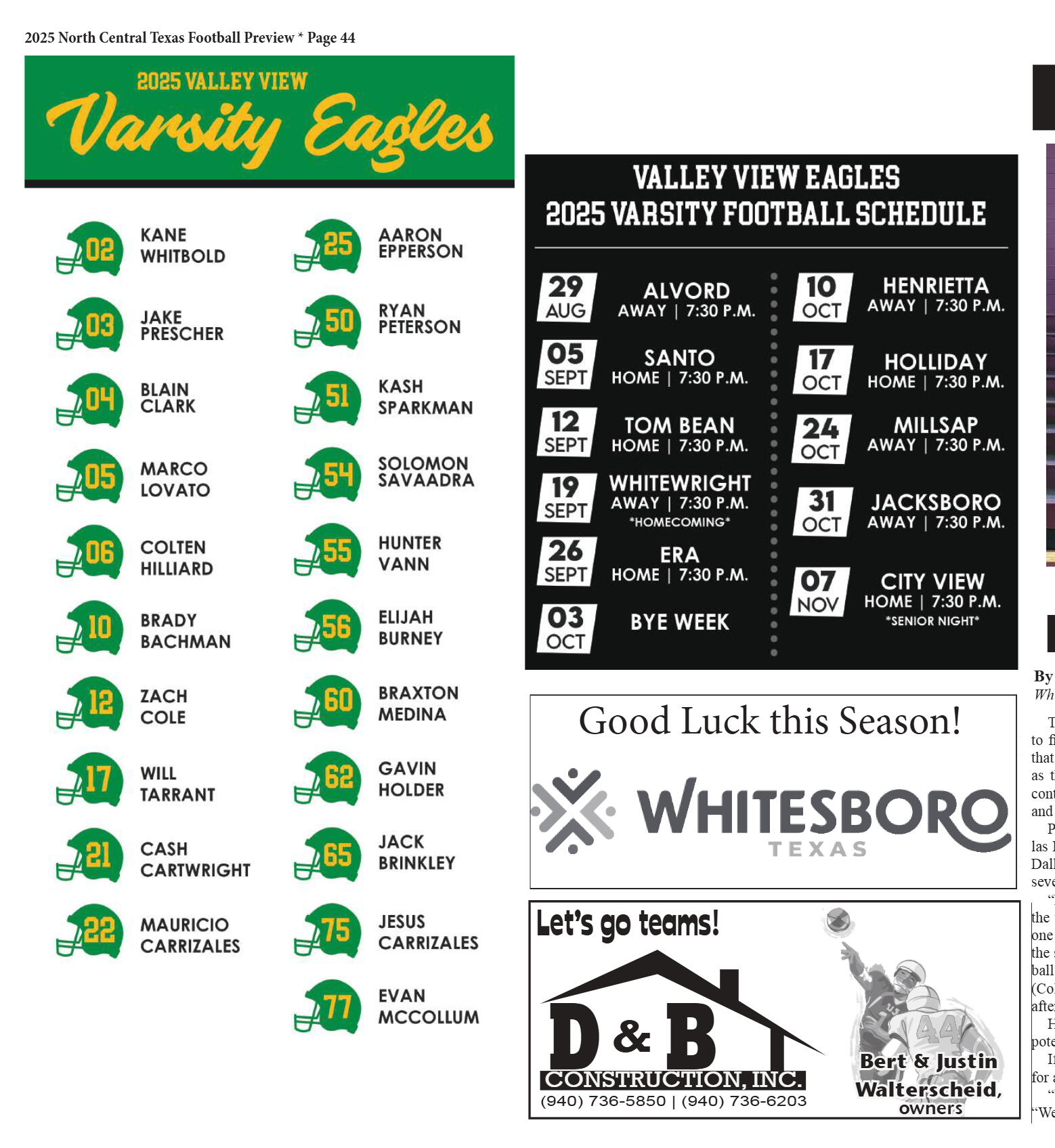 2025 North Texas Football Tab - page 46