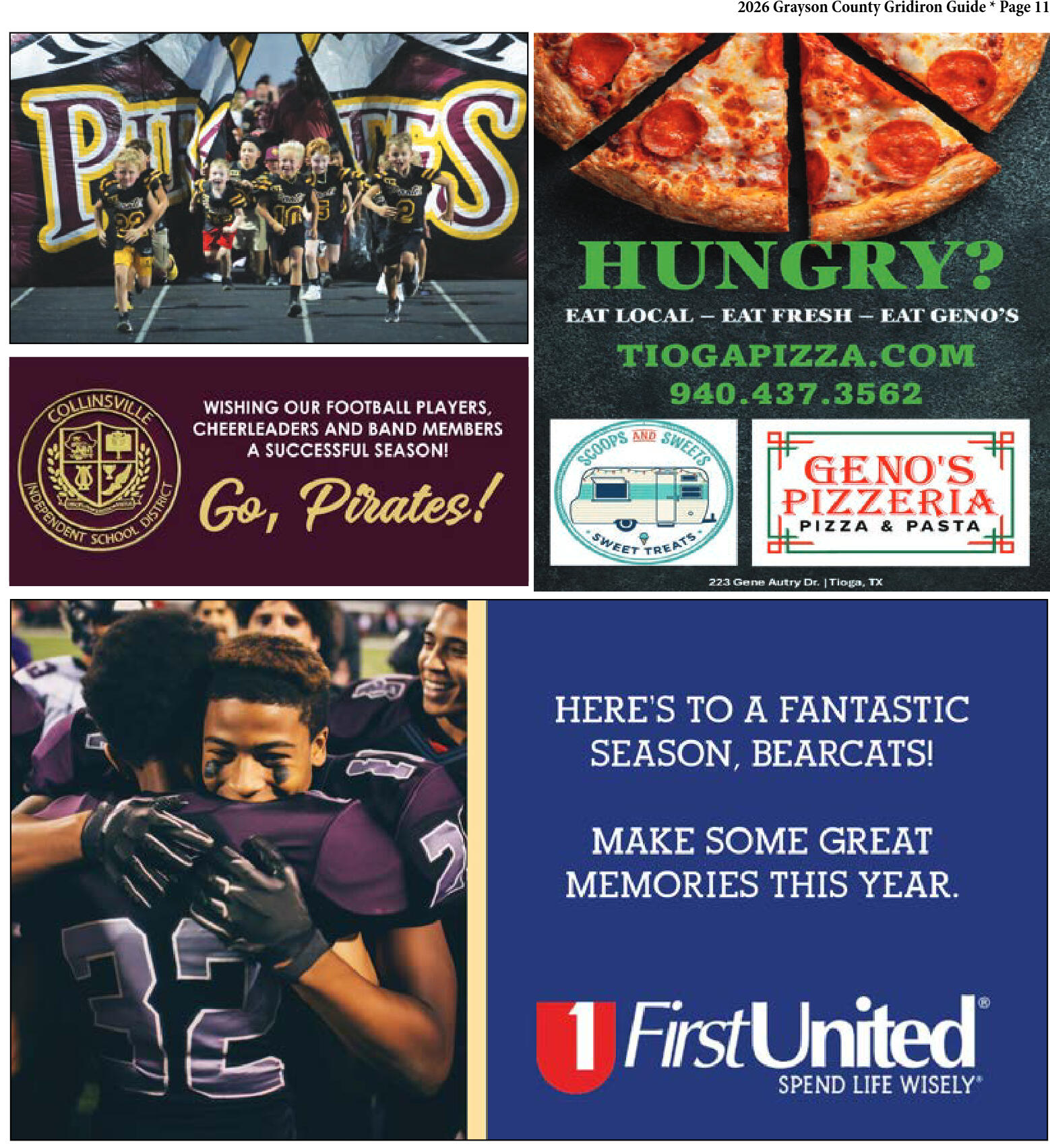2026 Grayson County Gridiron Guide - page 11