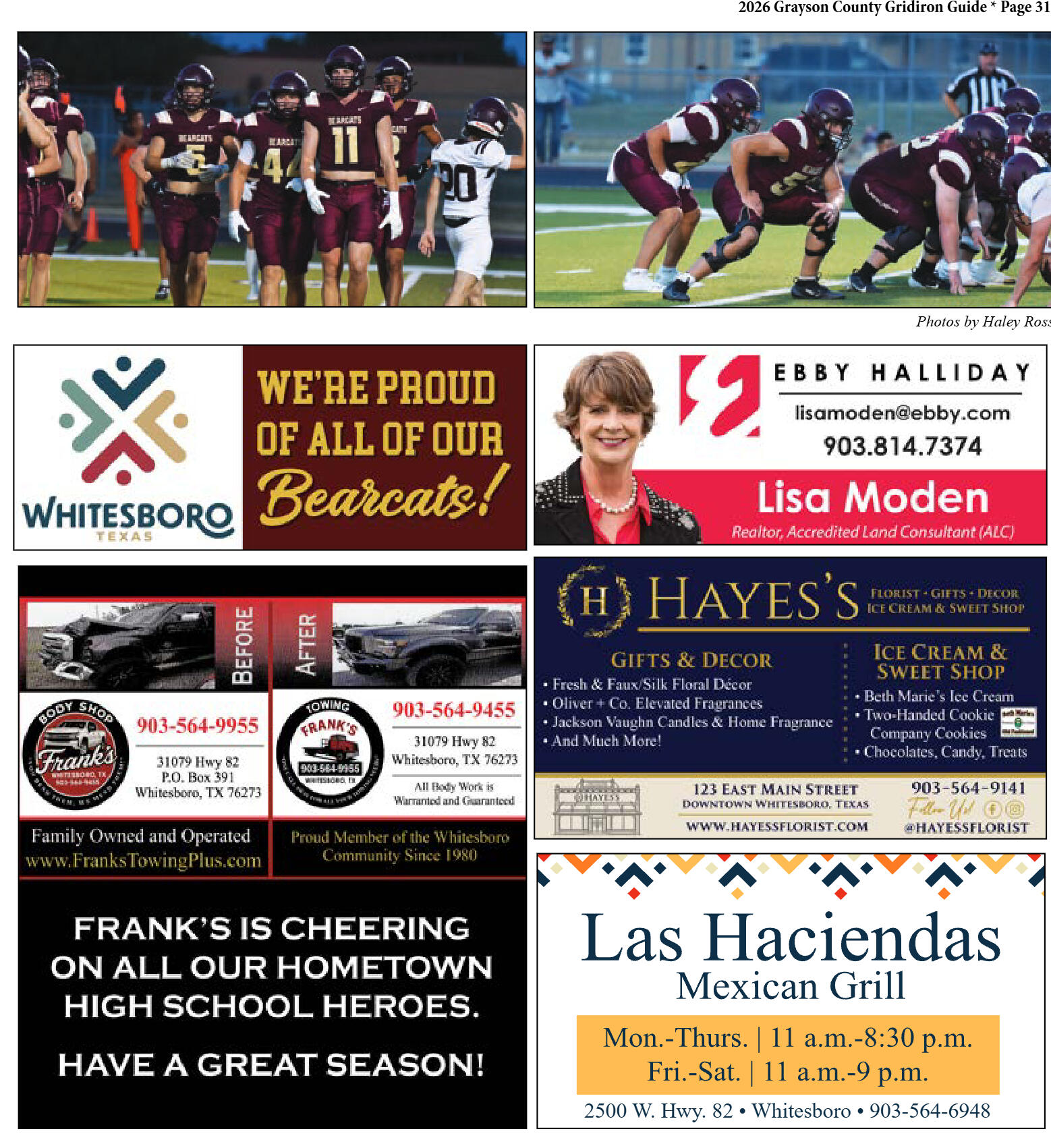 2026 Grayson County Gridiron Guide - page 31