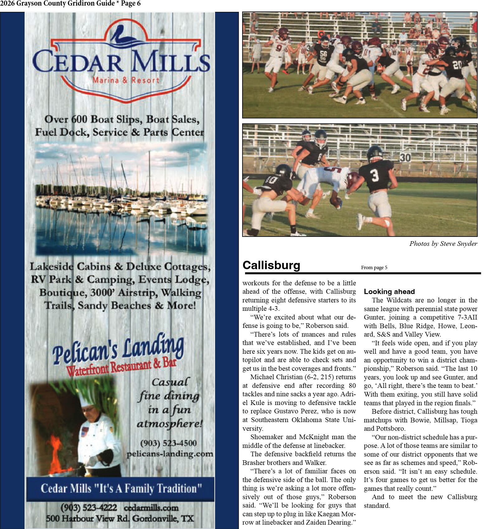 2026 Grayson County Gridiron Guide - page 6
