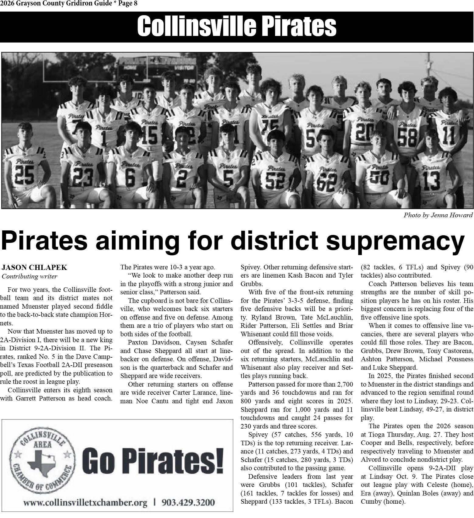 2026 Grayson County Gridiron Guide - page 8