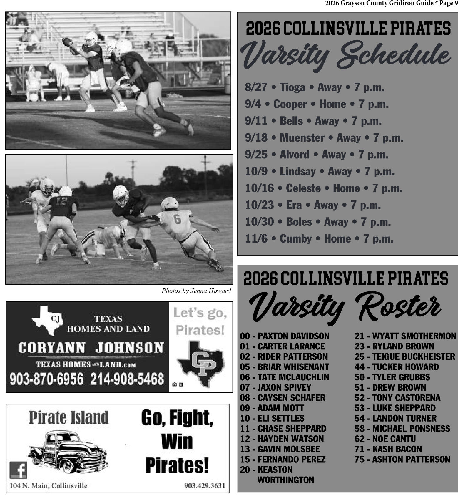 2026 Grayson County Gridiron Guide - page 9