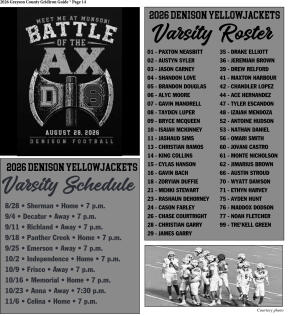 2026 Grayson County Gridiron Guide - page 14