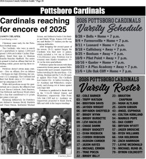 2026 Grayson County Gridiron Guide - page 20