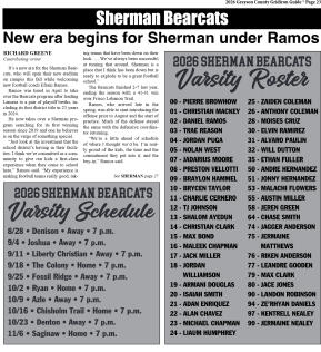 2026 Grayson County Gridiron Guide - page 23