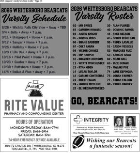2026 Grayson County Gridiron Guide - page 32