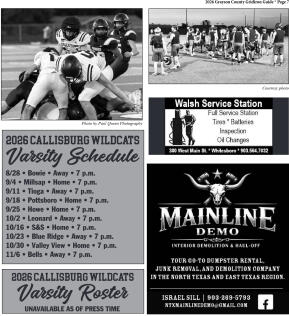 2026 Grayson County Gridiron Guide - page 7